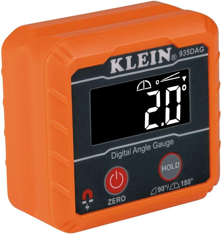 Digital Level and Angle Gauge — 0 to 90 and 0 to 180 Degree Ranges