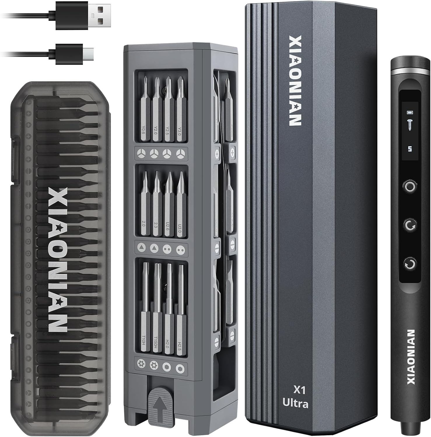 Precision Electric Screwdriver Set — 76 in 1, USB Rechargeable