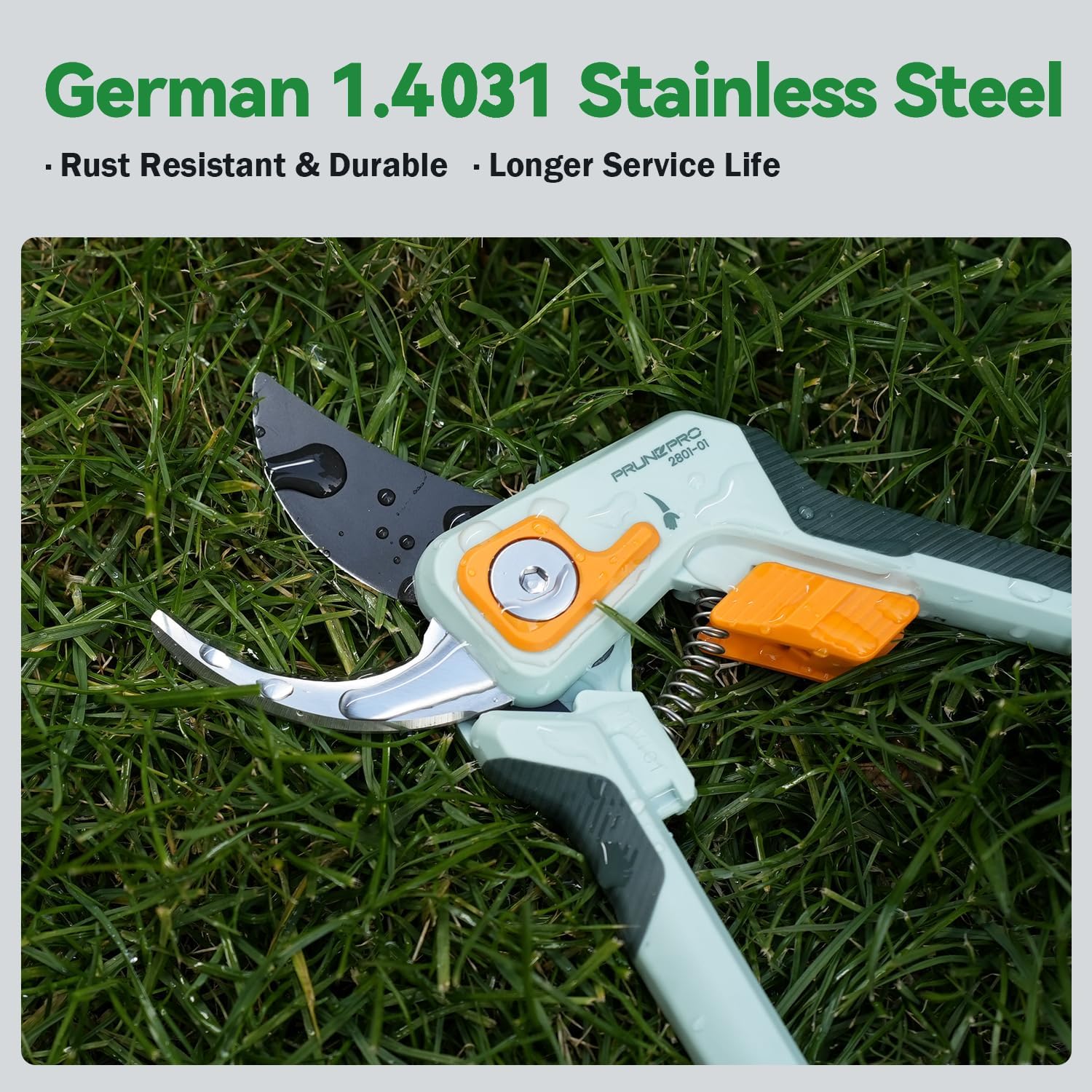 Pruning Shears Set — Stainless Steel Blade Garden Scissors